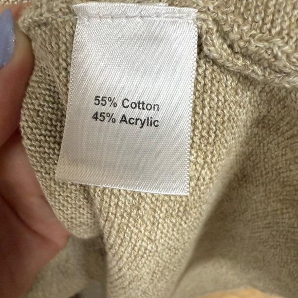 Sahalie Women Beige Pullover Sweater Small - Picture 3 of 7